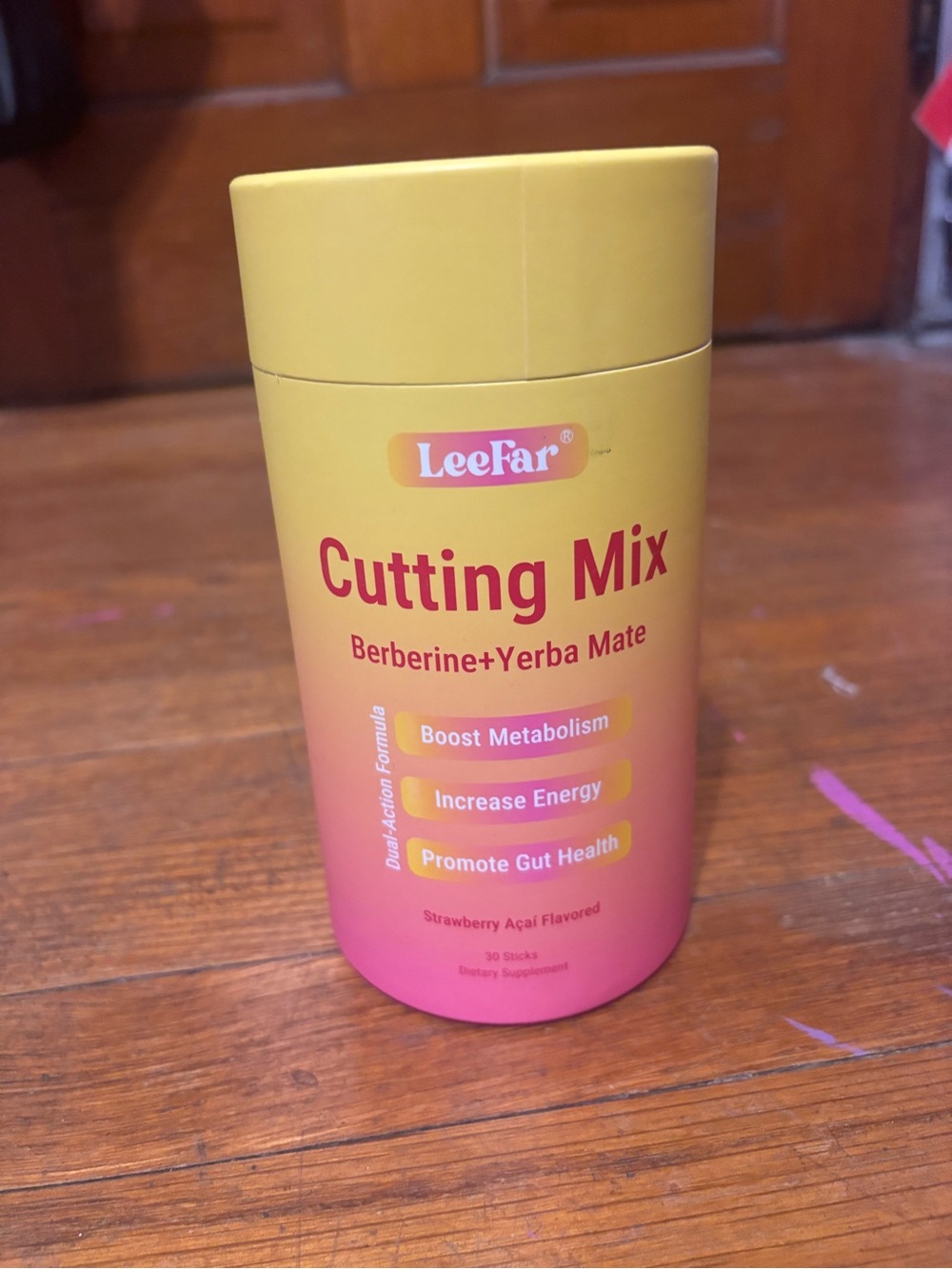 LeeFar Cutting Mix - Yellow to Pink Gradient Canister